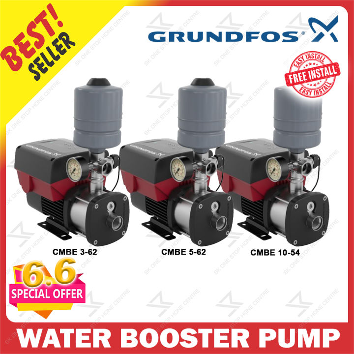 Grundfos Cmbe 3 62 Cmbe 5 62 Cmbe 10 54 Water Booster Pump Lazada