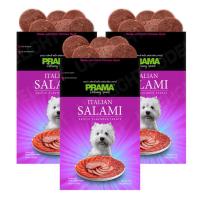 DOG_ขนมสุนัข PRAMA Dog Treat Italian Salami Flavor 70g (3 pouches) ขนม สุนัข รส ซาลามี่ ขนมหมา  ขนมสัตว์เลี้ยง