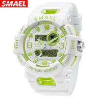 SMAEL Smar Fresh Style Fashion White Youth Vitality Student Sports Watch ขายดี ~