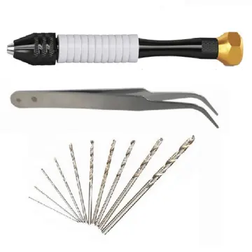 Resin Tools Kit with 1Pcs Pin Vise Hand Drill 10Pcs Drill Bits and