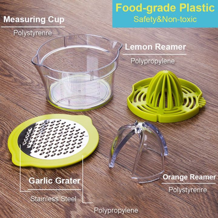 ที่คั้นน้ำส้มและเครื่องขูด-4in1-multi-function-manual-juicer-เครื่องคั้นน้ำผลไม้-เครื่องคั้นน้ำส้ม-เครื่องขูดกระเทียม-เครื่องขูดมันฝรั่ง