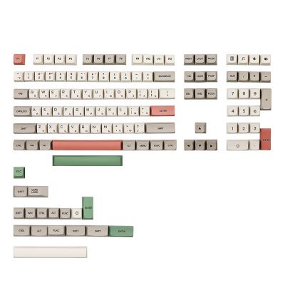 126ชิ้นหลายภาษา9009สีเบจสำหรับสีเทาคีย์ PBT ที่กำหนดเองย้อมระเหิด XDA V2รายละเอียดข้อความเหมือนกับสำหรับแป้นพิมพ์กล