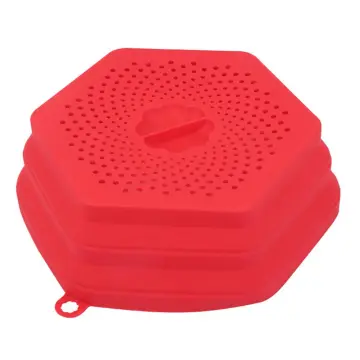 Microwave Food Cover Splatter Guard TPR Heat Insulation Microwave Splatter  Guard with Air Vent Microwave Cover Kitchen Tools