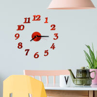 พร้อมส่ง นาฬิกาติดผนัง 3D DIY Wall Clock 40cm (005) ตัวเลข-เหลี่ยม