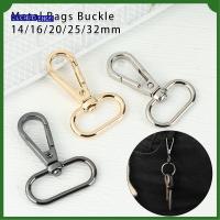 OVCHED SHOP 1pcs โลหะ แหวนแยก อุปกรณ์เสริมกระเป๋า กุ้งก้ามกราม ปลอกคอ Carabiner Snap สายรัดกระเป๋า ตะขอ