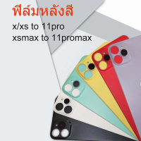 ชุดใหม่! กล้องปลอมสำหรับ iPhone XS ถึง iP 11 | All-in-one Back Film สำหรับ Iphone XSmax ถึง iP 11Promax