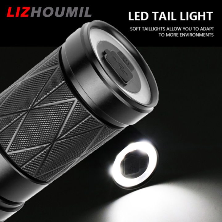 lizhoumil-ไฟฉาย-xhp90-2-led-หัวคู่ชาร์จได้กันน้ำสีสดใสมากไฟสปอตไลท์สำหรับทำงานไฟฉายแบบปรับขยายได้