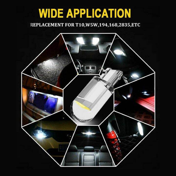 200x-w5w-led-t10-license-plate-lamp-cob-glass-6000k-white-auto-automobiles-license-plate-lamp-dome-read-drl-bulb-style-12v-blue