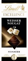 lindt Excellent Chocolate Weisser Nougat Feinherb น้ำหนัก 100 กรัม BBF 31/12/23