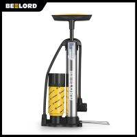 BEELORD Bike Floor Pump With High Pressure Gauge MAX 160PSI Schrader Presta Valve Stainless Steel Air Pump For Bikes MTB Balls