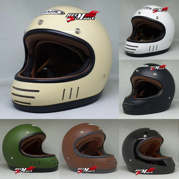 helm zeus full face retro