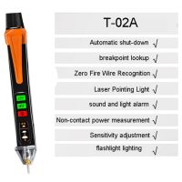 ศิลปะปากกาเครื่องวัดโวลต์ดินสอแบบไม่ตัวทดสอบหน้าสัมผัส12-1000V ตัวบ่งชี้แรงดันเครื่องตรวจจับกระแสไฟฟ้าในมิเตอร์ปากกาทดสอบแรงดันไฟฟ้า