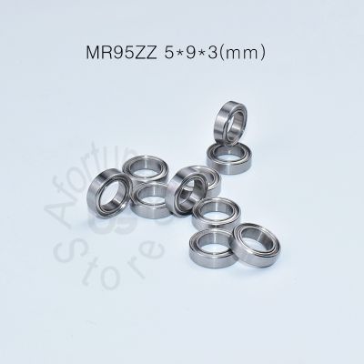 ﹊ MR95ZZ 5x9x3(mm) 10piecesfree shipping bearing ABEC-5 Metal Sealed Miniature Mini Bearing MR95 MR95ZZ chrome steel bearing
