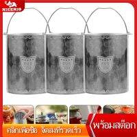 NICERIO 3PCS สแตนเลสตัวกรองน้ำชาแทรกหม้อชาอุปกรณ์เสริมชา