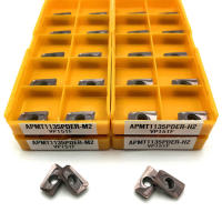 เม็ดมีดงานกัด Insert Mitsubishi รุ่น APMT1135PDER-M2 VP15TF 10ชิ้น/กล่อง พร้อมส่ง