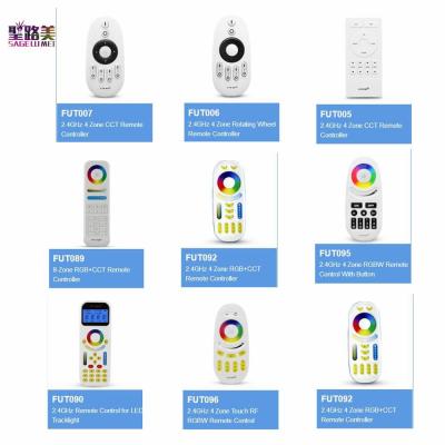 Yingke มิลไลท์อาร์ Gbct Cct Rgbw Led รีโมทคอนโทรล2.4Ghz 4โซน Rf ใช้กับชุดแสง Mi ตัวควบคุมไฟ Led หลอดไฟ