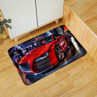 Concept Racing Car Audi R8 Pattern 40*60 Bathroom Kitchen Bedchamber Anti-Slip Comfortable Floor 60*90 Mat