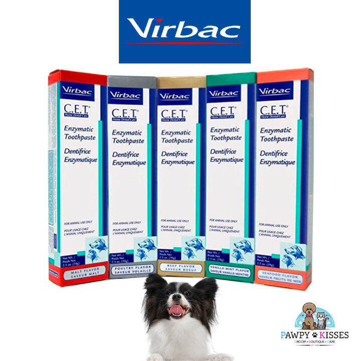 Virbac Enzymatic Toothpaste for Dogs & Cats 70g Pawpy Kisses Lazada