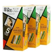 (3กล่อง) PAON ครีมเปลี่ยน สีผม พาออน เซเว่น เอท Color No. 5 (สีน้ำตาลธรรมชาติ) seven-eight hair color พาอ่อน จากประเทศญี่ปุ่น แท้ 100% (Natural Brown) (แพ็ค3กล่อง)