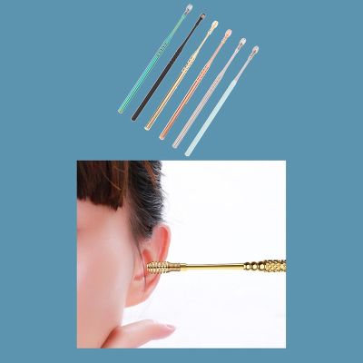 Stainless Steel Ear Wax Pickers Spring Earpick Wax Remover Curette Ear Pick Cleaner Ear Cleaner Spoon Care Ear Clean Tool