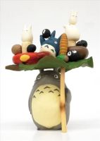 ญี่ปุ่น Ensky สตูดิโอ Ghibli เพื่อนบ้านของฉัน Totoro Assortment ซ้อนรูป NOS-19เรือโดยตรงจากญี่ปุ่น