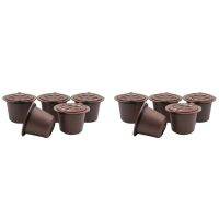 【YF】 Cápsulas Reutilizáveis De Café Aço Inoxidável Máquinas Nespresso Filtro B 10 Pcs