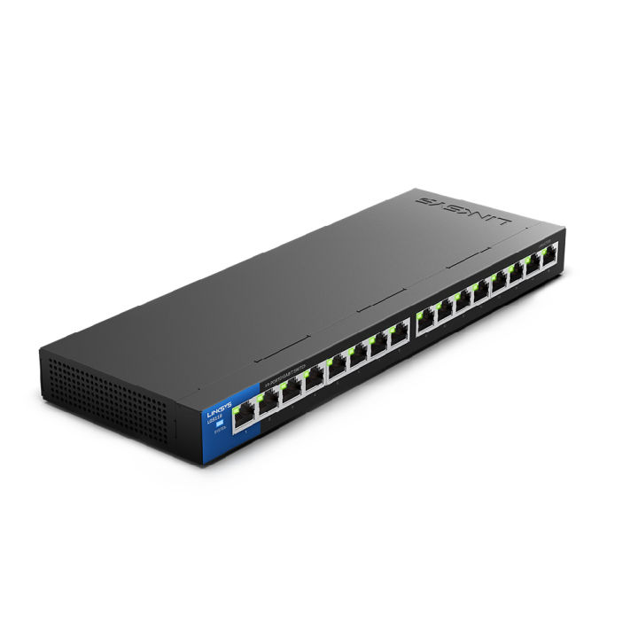 linksys-lgs116p-unmanaged-gigabit-switch-16-port-poe-ของแท้-ประกันศูนย์-limited-lifetime