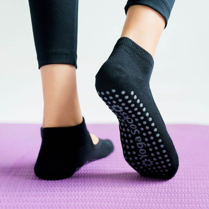 women-high-quality-pilates-socks-anti-slip-breathable-backless-yoga-socks-ankle-ladies-ballet-dance-sports-socks-for-fitness-gym