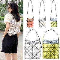 Wu Ying กระเป๋า bao bao แท้ handbag baobao lucent nest issey miyake บล็อคกระเป๋า shoulder crossbody bag big 4x4/small 2x2