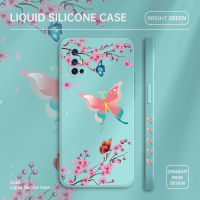 เคสโทรศัพท์สำหรับ Vivo V17 Vivo V19เคสโทรศัพท์ลายการ์ตูนน่ารักนักบินอวกาศเรือเหาะเคสโทรศัพท์แบบขอบสี่เหลี่ยมปลอกซิลิโคนของเหลวคลุมทั้งหมดกล้องป้องกันเคส