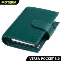 Moterm Pocket Versa 3.0 Organizer 19มม. แหวน Pebbled สไตล์ Planner กระเป๋าสตางค์ Multifunctional Agenda Diary Journal Notepad