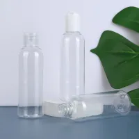 5pcs 30ml - 100ml Plastic PET Clear Emulsion Lotion Bottles Cosmetic Shampoo Containers Travel Vial Liquid Refillable Sub Bottle