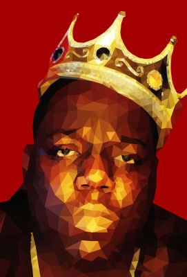 โปสเตอร์ Biggie Smalls The Notorious บิกกี สมอลส์ Rapper แร็พเปอร์ Hip Hop ฮิปฮอป Poster รูปภาพ ของแต่งบ้าน ของแต่งห้อง โปสเตอร์แต่งห้อง โปสเตอร์ติดผนัง 77poster