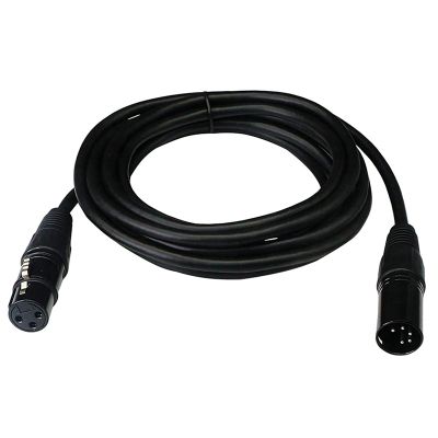 DMX Stage Light Cable,DJ XLR Cable,3-Pin Female XLR to 5-Pin Male XLR DMX Turnaround Connection for Moving Head