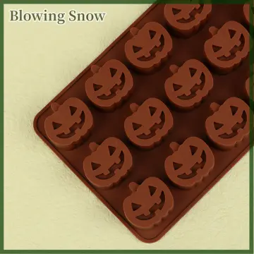 1pc Silicone Chocolate Molds Diy Halloween Pumpkin Cake Decor Baking Mold