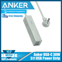 ปลั๊กไฟ Anker พร้อม USB C ปลั๊กไฟ511 USB 2ช่องและ33W USB C สายไฟต่อแบบนิ่ม5ft การจัดส่งพลังงานสำหรับ IPhone14/13 /Mac ขนาดกะทัดรัดสำหรับหอพัก/ห้อง/สำนักงาน