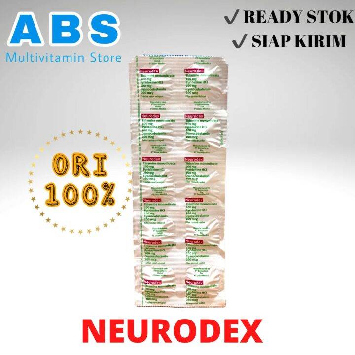 Neurodex Strip Isi 10 Tablet | Lazada Indonesia