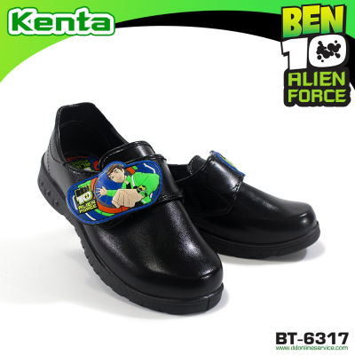 รองเท้านักเรียนสีดำ รองเท้านักเรียนอนุบาล รองเท้าพละ รองเท้าผ้าใบเด็ก รองเท้าพละ รองเท้าลายการ์ตูน รองเท้าลายBen10 Kenta รุ่น BT-6317