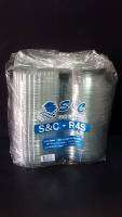 กล่องพลาสติกใส​ S&amp;C​-R4​s บรรจุ 50 ใบ ใส่อาหารและเบเกอรี่