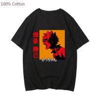 ฮีโร่ของฉัน A cademia เสื้อยืด Katsuki bakugou bakugo bakrt ญี่ปุ่นสตรีอะนิเมะกราฟิกพิมพ์ TEE ผ้าฝ้าย100 เสื้อยืด