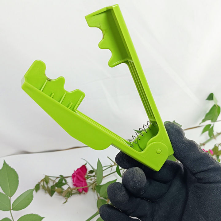 เครื่องมือสวนร้านดอกไม้พลาสติกสวนดอกไม้กุหลาบหนามต้นกำเนิดใบ-s-tripper-กุหลาบคีมถอดเลนซ์-diy-ตัดเครื่องมือ