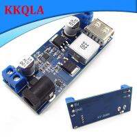 QKKQLA Shop DC-DC 24V/12V To 5V 5A Step Down Power Supply Buck Converter Replace LM2596S Adjustable USB Step-down Charging Module For Phone