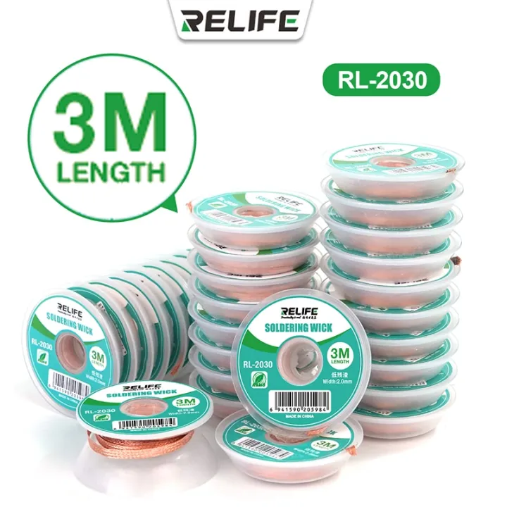 5pcs-lot-relife-desoldering-braid-wire-2-0mm-width-suction-wire-solder-wick-remover-bga-rework-tools-3m-length