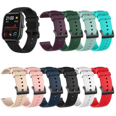 20mm Watch for Amazfit GTS 2 Strap GTR 42mm Bracelet for huawei Smartwatch Silicone strap for Huami Amazfit Bip BIT gts 2 band