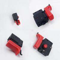 250V 6A 5E4 Lock On Power Tool Electric Drill Trigger Switch Black Red  FA2-6/1BEK Electrical Circuitry  Parts