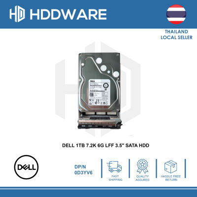 DELL 1TB 7.2K 6G LFF 3.5" SATA HDD // 0D3YV6 // MG03ACA100