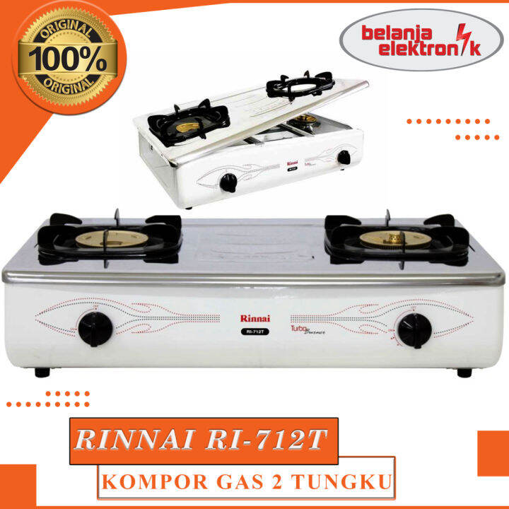 RINNAI KOMPOR GAS 2 TUNGKU RI 712 T / RI-712T | Lazada Indonesia