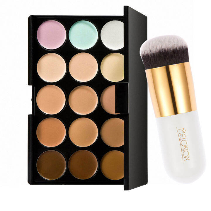 15 Colors Contour Makeup Palette Cream Powder Foundation Concealer
