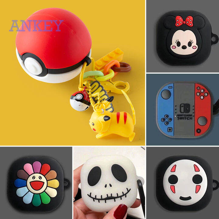 for Samsung Galaxy Buds FE Case Full Body Earbuds Buds 2 Pro Live Cover Protections Pokémon