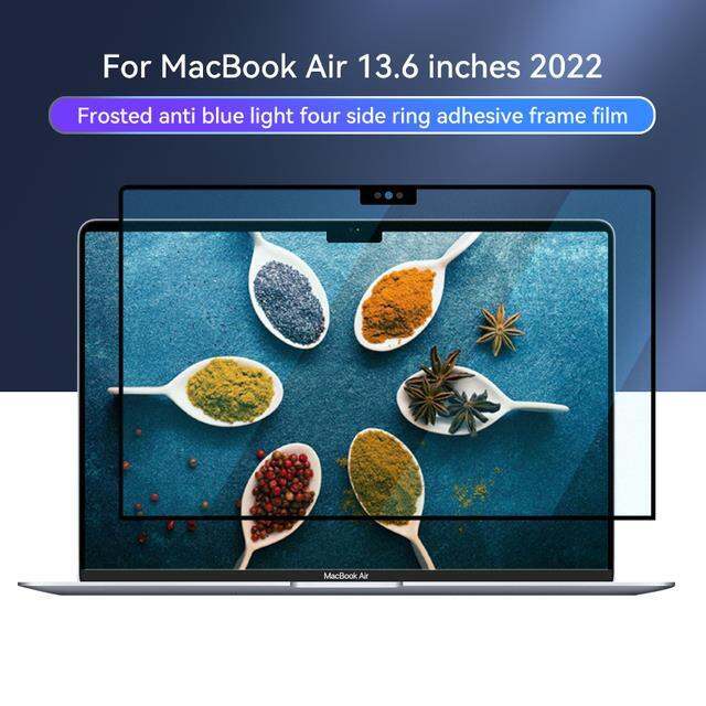 ใหม่-สำหรับ2022ใหม่-macbook-air-13-6ฟิล์มกระจกนิรภัยป้องกัน-a2681-m2แล็ปท็อปหน้าจอป้องกันแสงสีฟ้า-hd-เคลือบ